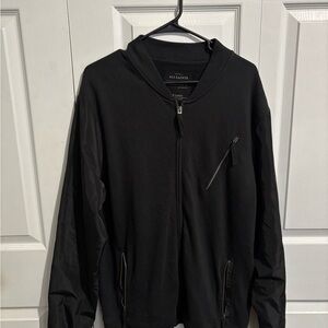 AllSaints Black Zip-Up Jacket